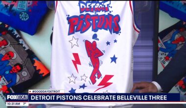 Detroit Pistons honor techno's Belleville Three with merchandise line