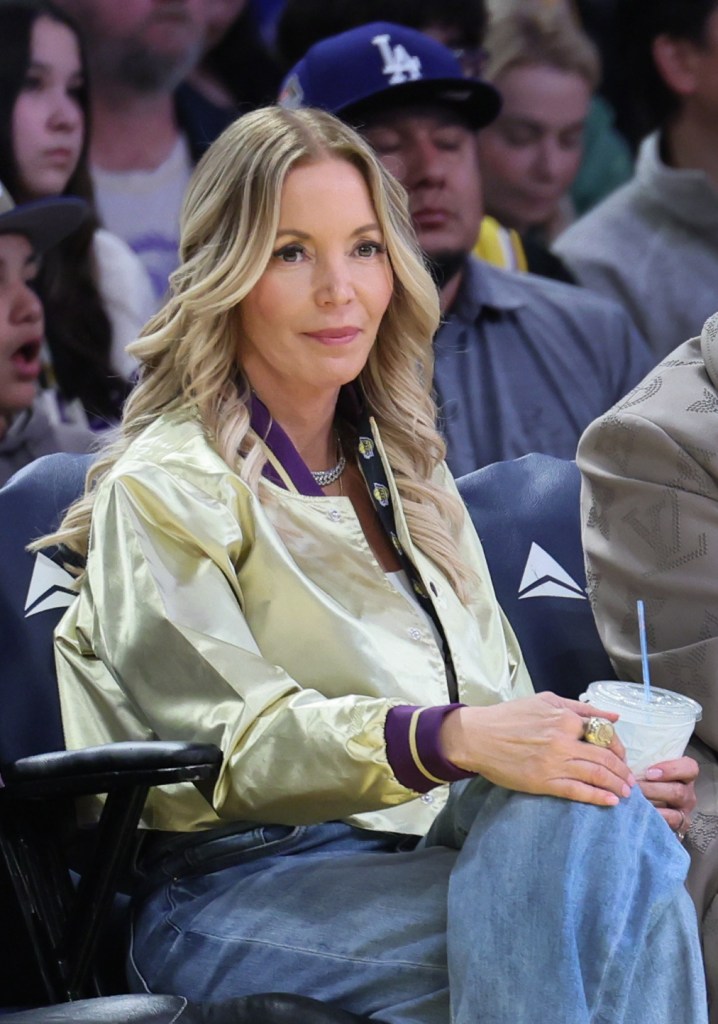 Lakers president and controlling owner Jeanie Buss, attends a game between the Lakers and the Bucks at Crypto.com Arena.
