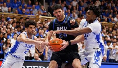 Isaiah Evans scores 21, has key late 3 to help No. 6 Duke beat No. 24 SMU 82-75 :: WRALSportsFan.com