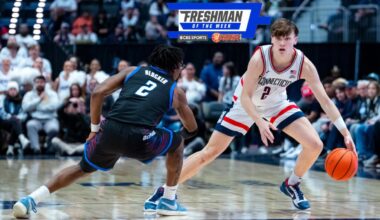 Ranking college basketball's best freshmen: UConn's Braylon Mullins earns Freshman of the Week honors