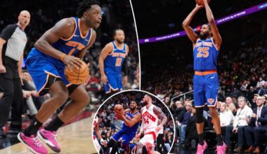 Mikal Bridges, OG Anunoby pick up Knicks in win over Raptors