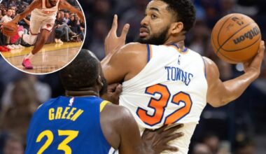 Reeling Knicks falter without Jalen Brunson in loss to Warriors to end disappointing road trip