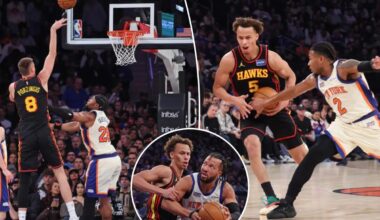 Shorthanded Knicks come out flat against Hawks in brutal loss