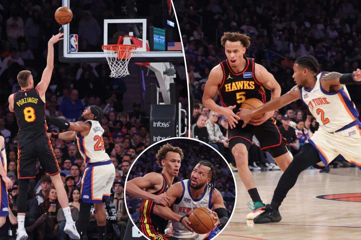 Shorthanded Knicks come out flat against Hawks in brutal loss