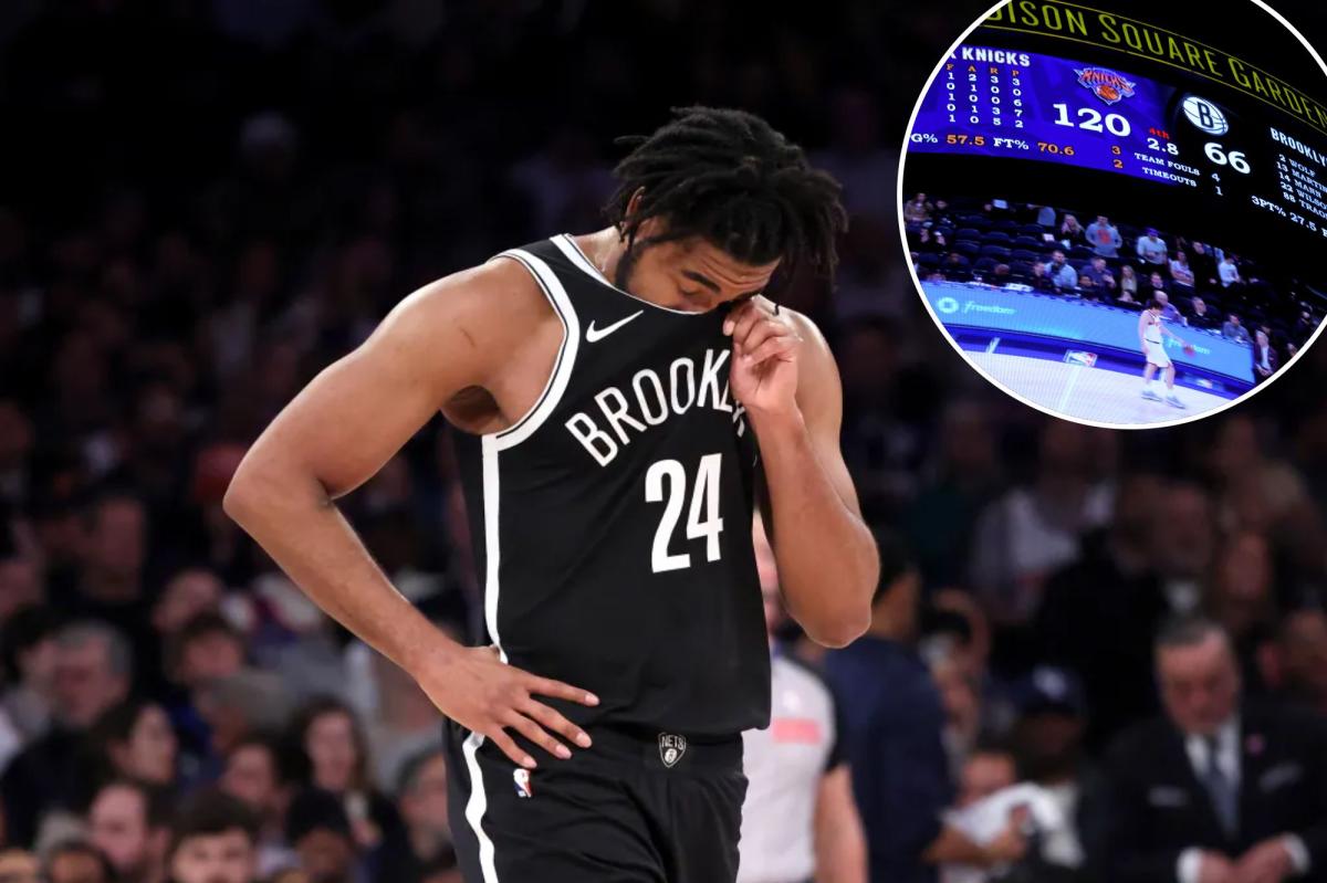 Nets suffer 'unacceptable' embarrassment to Knicks