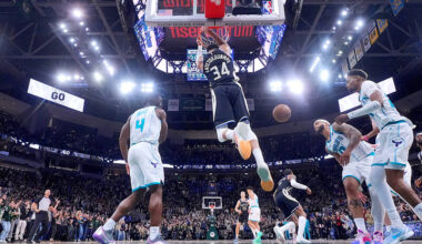 Bucks defeat Hornets in final seconds