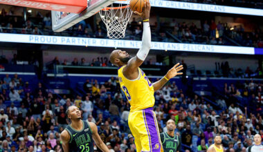 James, Doncic carry LA past Pelicans