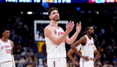 Rockets' Sengun done for night with sprained right ankle