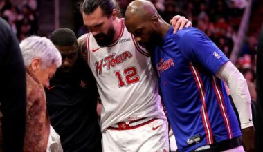 Rockets' Steven Adams out indefinitely with ankle sprain