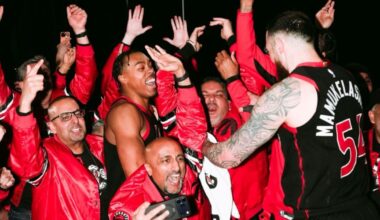 How Toronto Raptors fans ended up partying with players in Portland