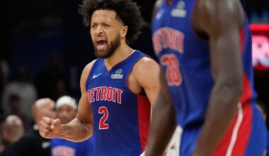 Cunningham scores 27 points as Pistons break nine-game losing streak with 114-110 win over Cavs