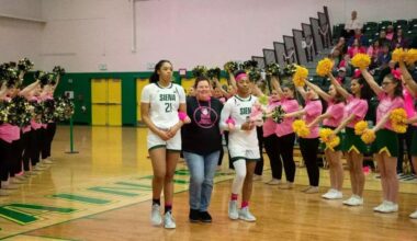 Saints host Purple Eagles for 25th annual Pink Zone game – Troy Record