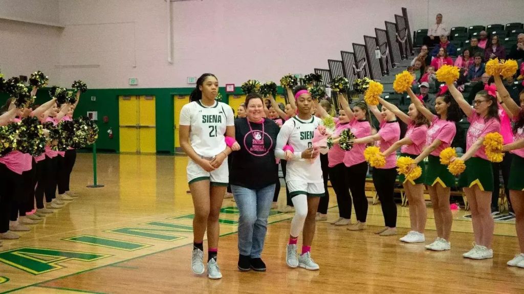 Saints host Purple Eagles for 25th annual Pink Zone game – Troy Record