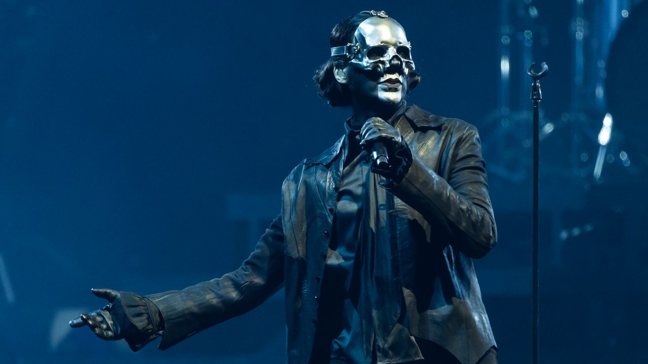 Tobias Forge onstage with Ghost in 2025