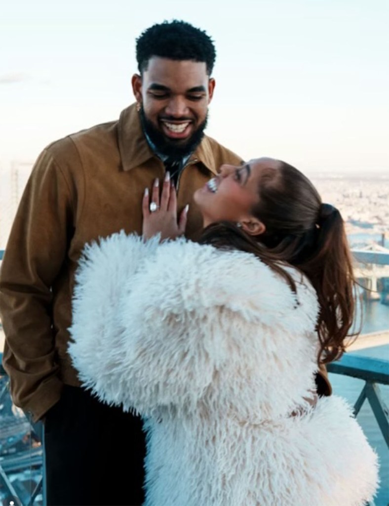 Knicks star Karl-Anthony Towns and his longtime girlfriend, Jordyn Woods, announced their engagement on December 25, 2025. 
