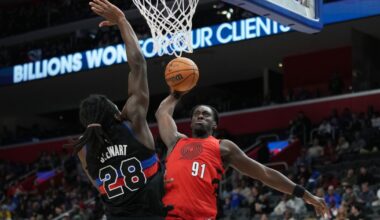 Pistons' Isaiah Stewart named Eastern Conference Defensive Player of the Month