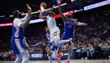 Cavaliers' Darius Garland suffers another foot injury in win over 76ers