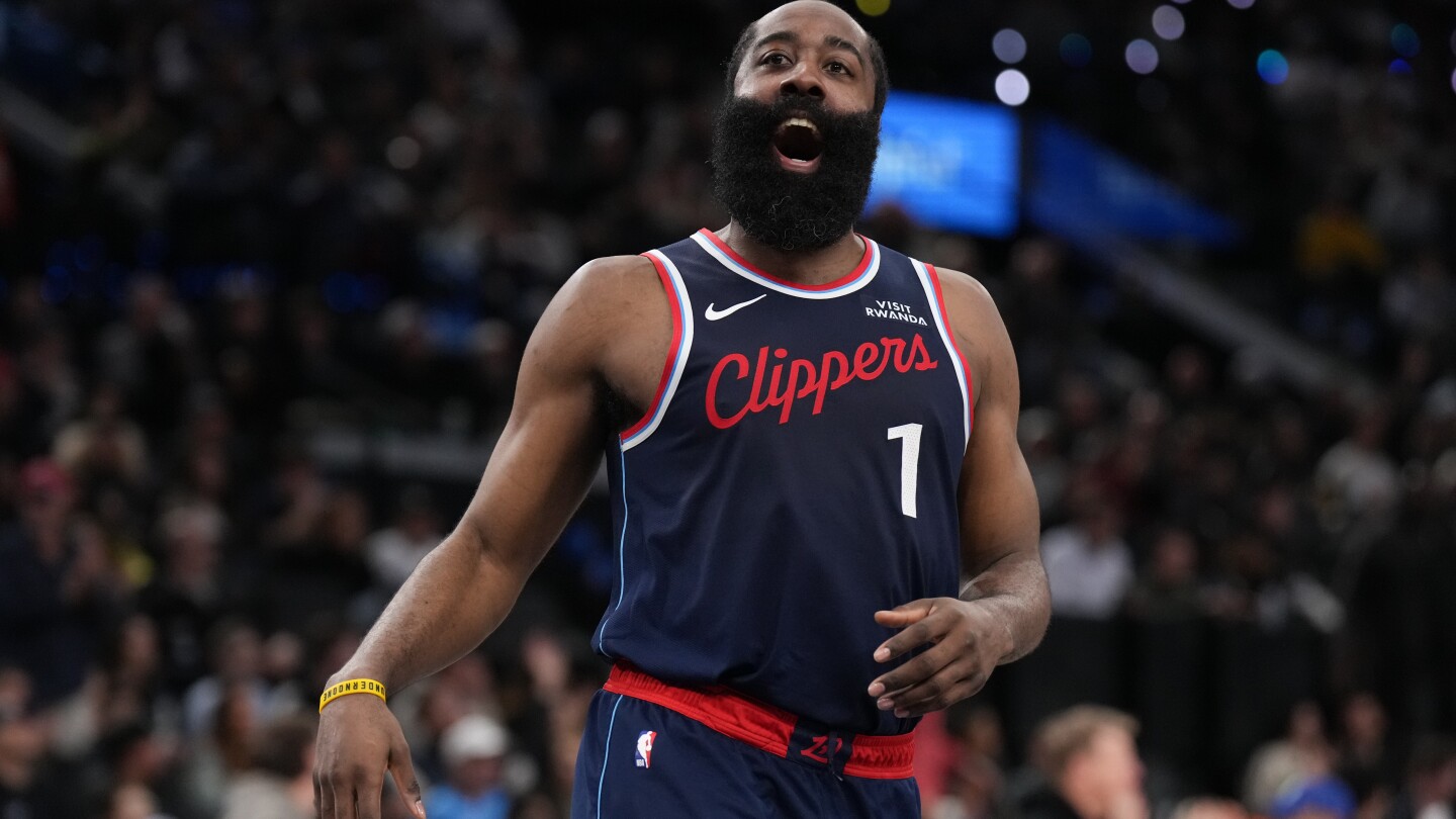 Harden passes Shaq for 9th place on NBA's all-time scoring list