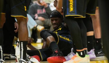 Warriors star Jimmy Butler injured against former Miami team