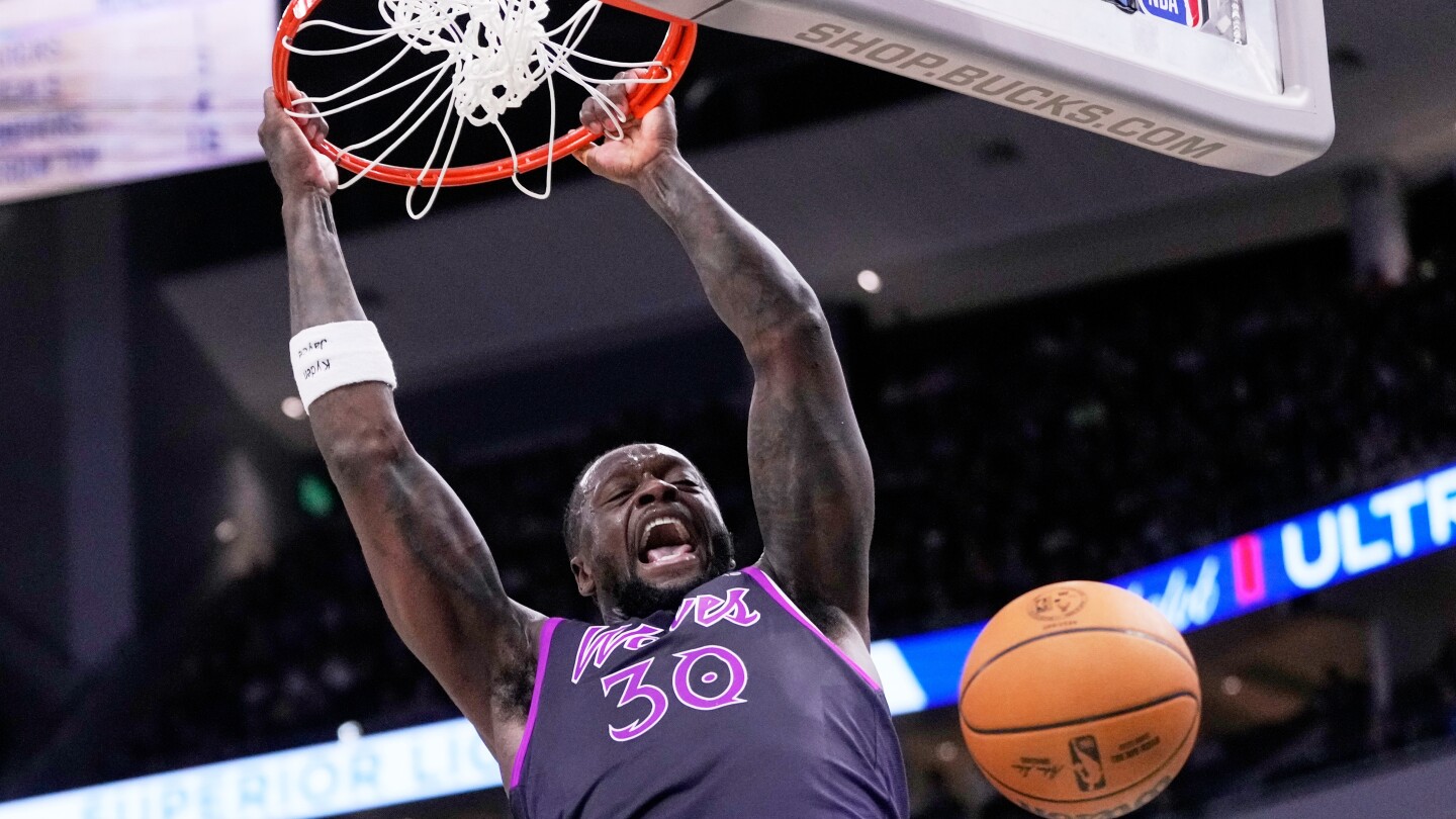 Timberwolves trounce Bucks 139-106 without Edwards or Gobert