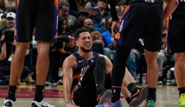 Suns' Devin Booker and Jalen Green exit with injuries vs. Hawks