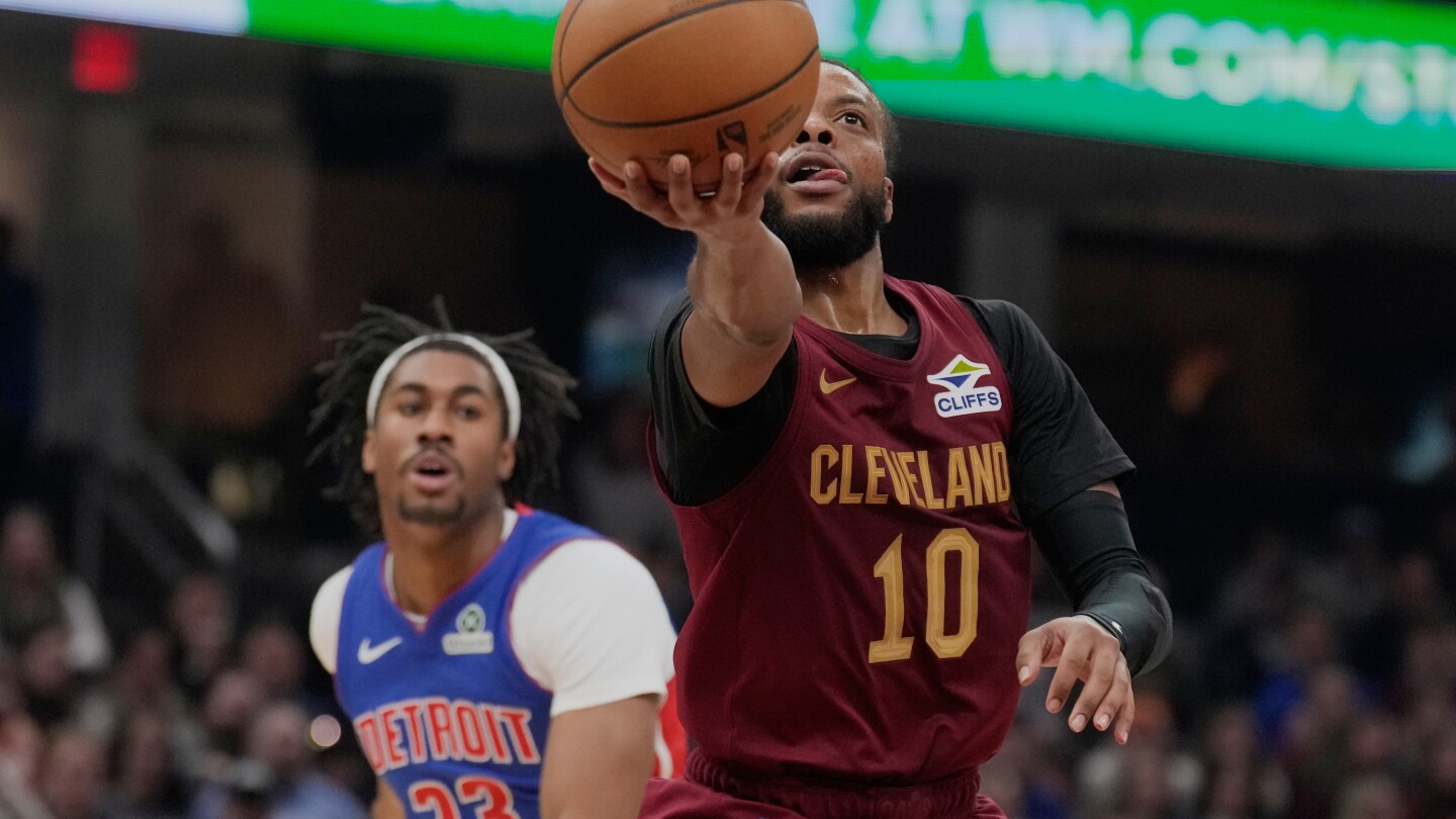 Cavaliers' Garland out at least a week with sprained toe