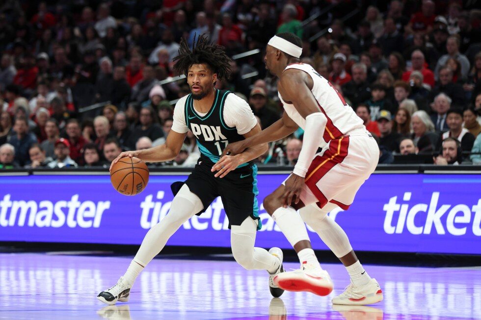Shaedon Sharpe shines with 27 points as Portland Trail Blazers beat Miami Heat 127-110
