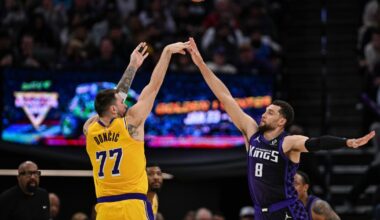 Luka Doncic injured in Lakers' loss to Kings