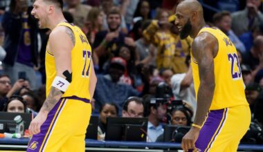 Luka and LeBron combine for 60 points as Lakers defeat Pelicans