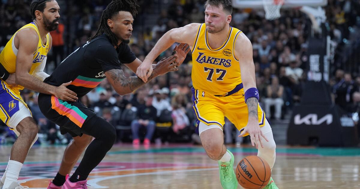Triple-double from Doncic isn't enough to spur on a Lakers win