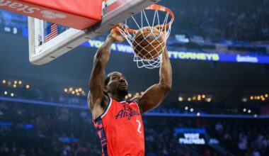 Kawhi Leonard scores 45 points in Clippers' sixth straight win