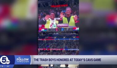 'The Trash Boys' honored at Cleveland Cavaliers game