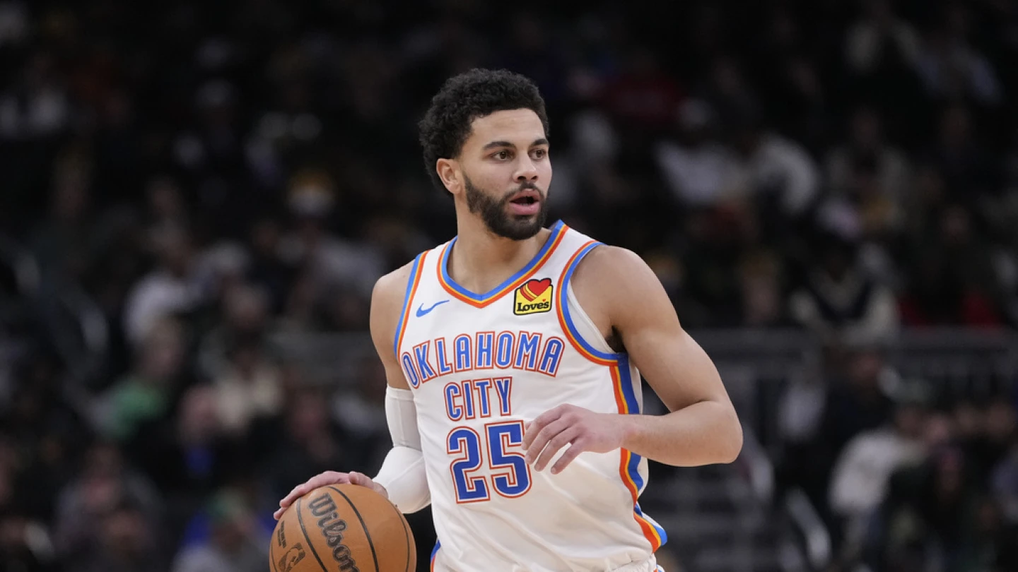 Ajay Mitchell earns Rising Stars selection as Thunder rookie surge continues