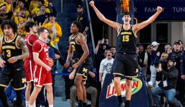 No. 5 Nebraska loses for first time as upset bid of No. 3 Michigan falls short