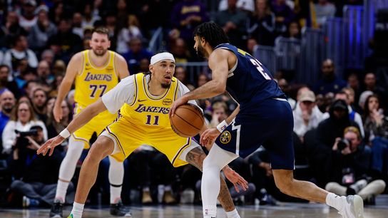 Dončić and defense rally Lakers past Denver, 115-107