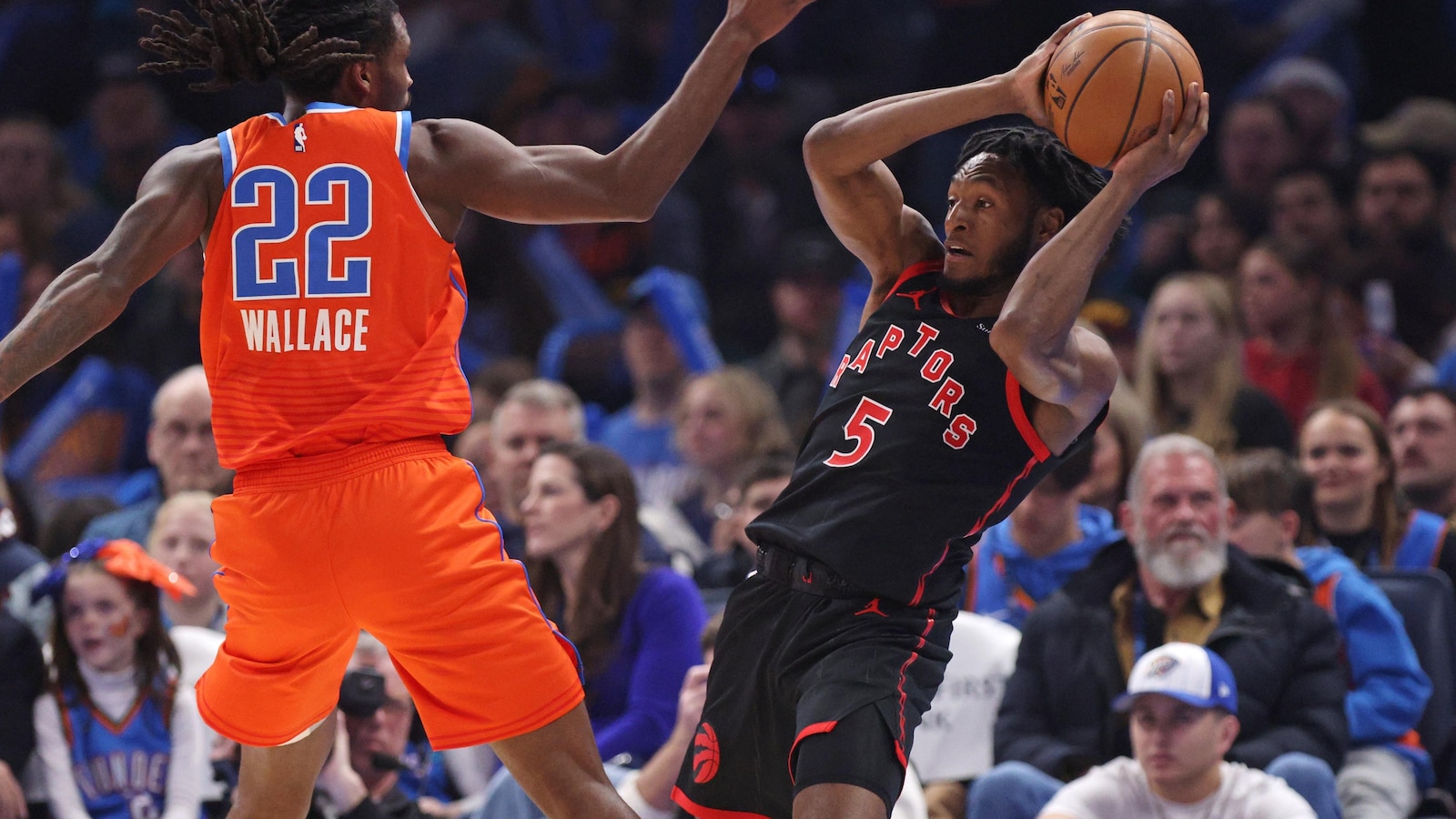 Quickley posts 23 points and 11 rebounds to lead Raptors past Thunder 103-101 in 4th straight win