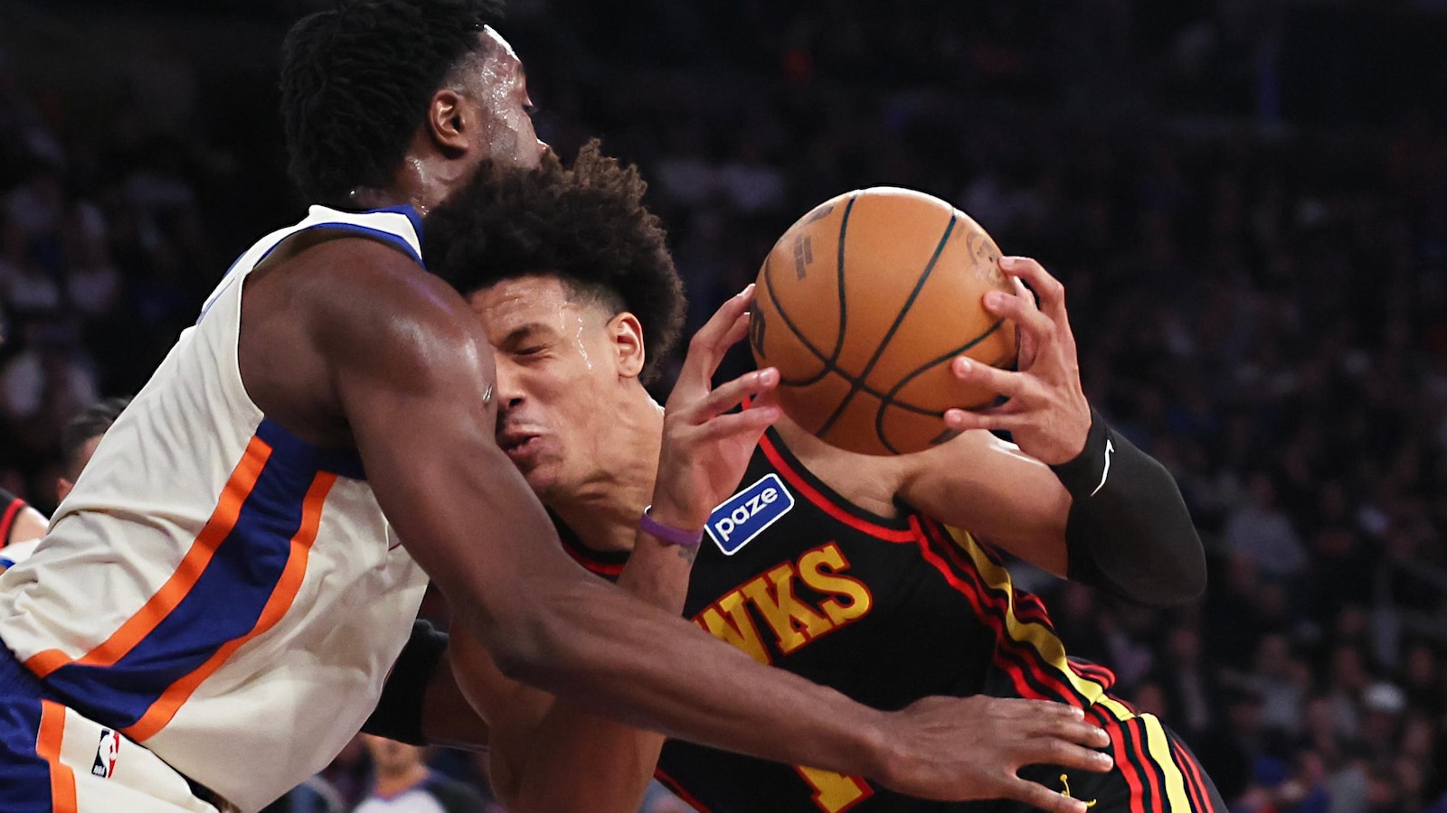 Johnson has another triple-double and the Hawks beat the Knicks 111-99