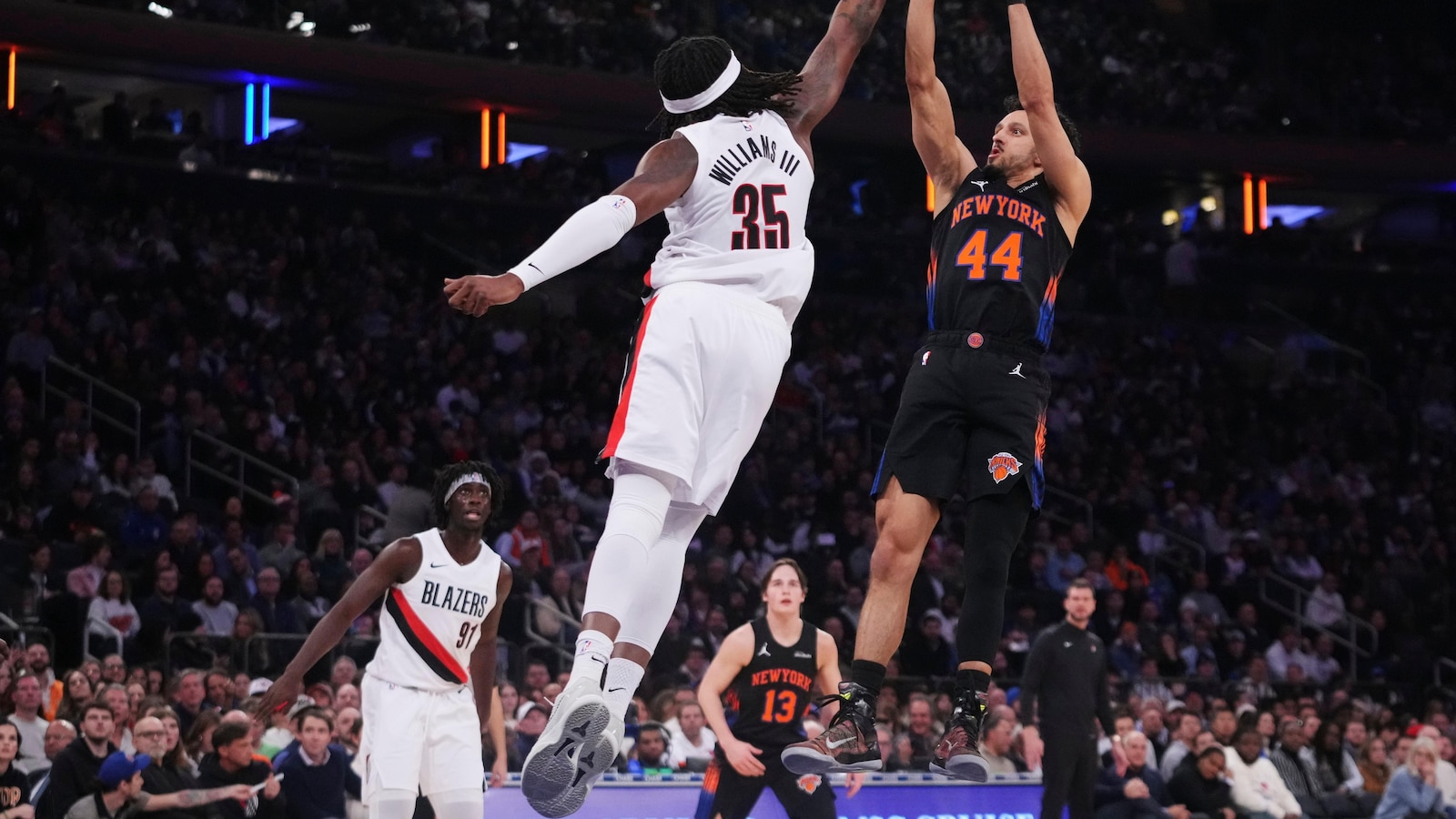 Brunson and Anunoby power Knicks to a 127-97 win over Trail Blazers