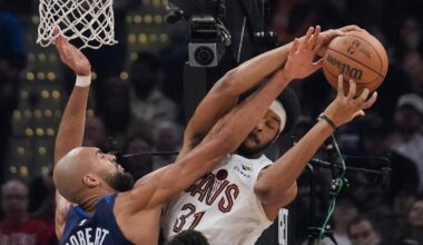Donovan Mitchell scores 28 points as Cavaliers beat Timberwolves 146-134
