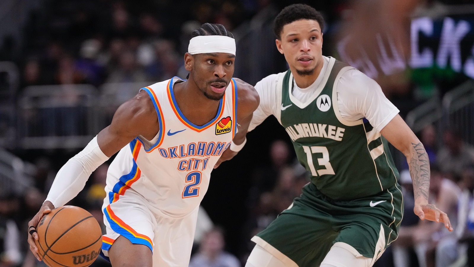 Gilgeous-Alexander scores 40 points as short-handed Thunder roll past Bucks 122-102