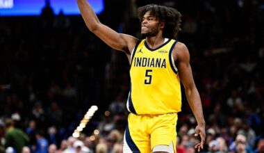 Andrew Nembhard, Jarace Walker help short-handed Pacers outlast Thunder 117-114 in Finals rematch