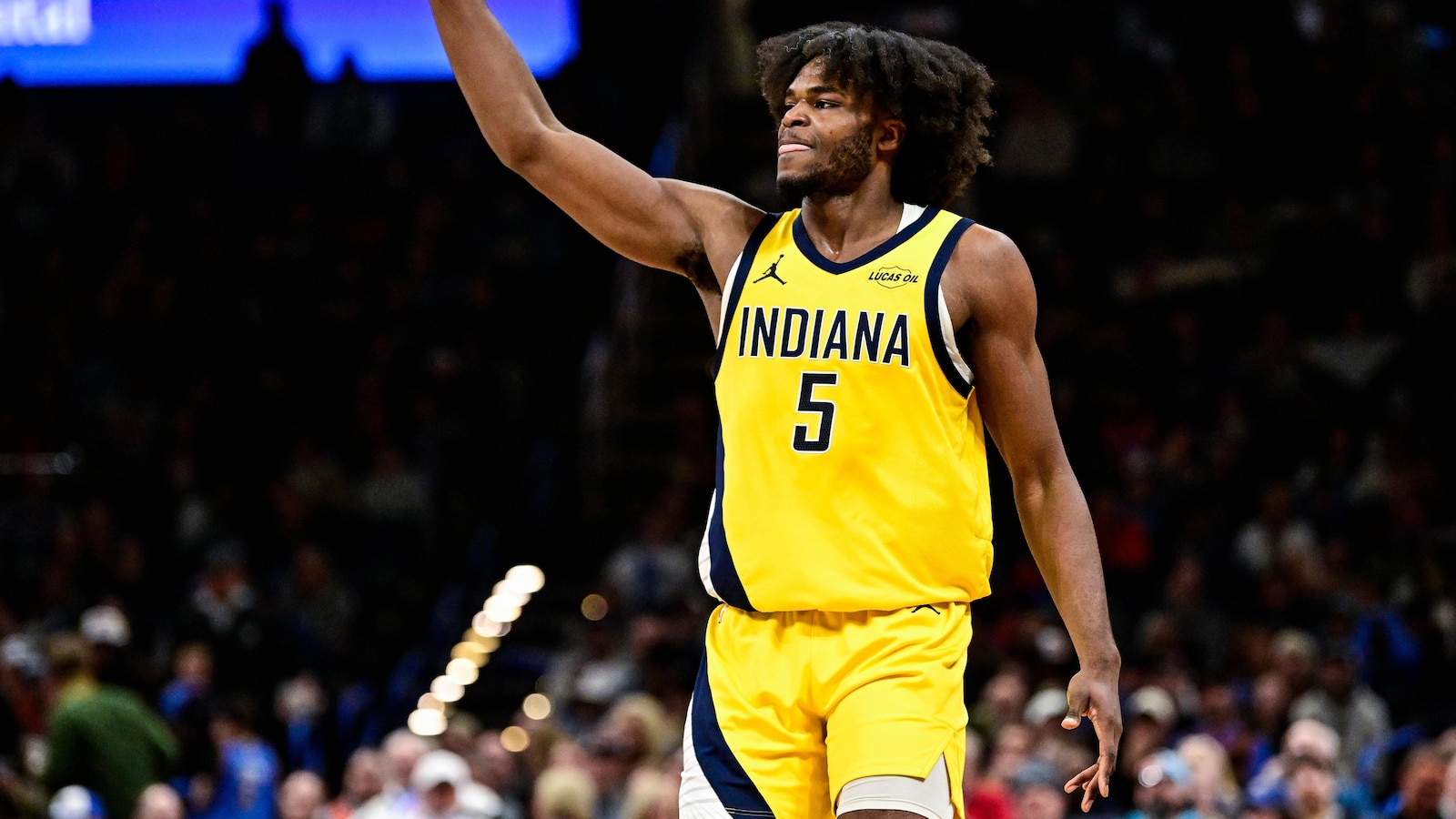 Andrew Nembhard, Jarace Walker help short-handed Pacers outlast Thunder 117-114 in Finals rematch