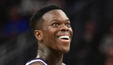 Nov 1, 2025; Milwaukee, Wisconsin, USA;  Sacramento Kings guard Dennis Schroder (17): Benny Sieu-Imagn Images