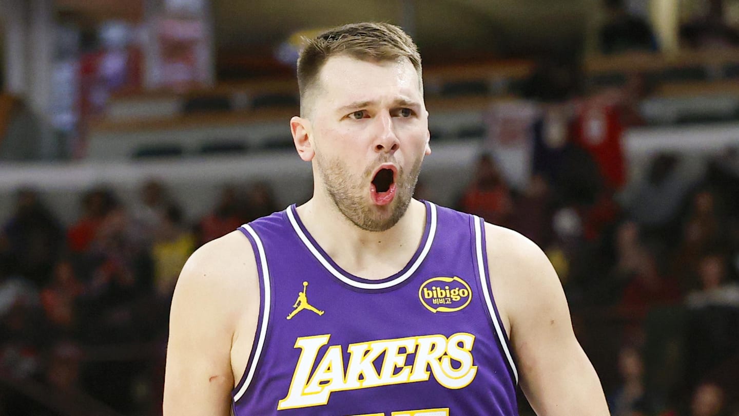 Los Angeles Lakers guard Luka Doncic.
