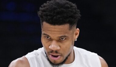 Feb 3, 2026; Milwaukee, Wisconsin, USA; Milwaukee Bucks forward Giannis Antetokounmpo (34): Michael McLoone-Imagn Images