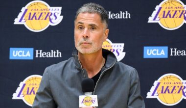 Los Angeles Lakers general manager Rob Pelinka