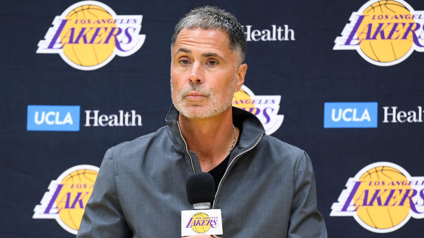 Los Angeles Lakers general manager Rob Pelinka
