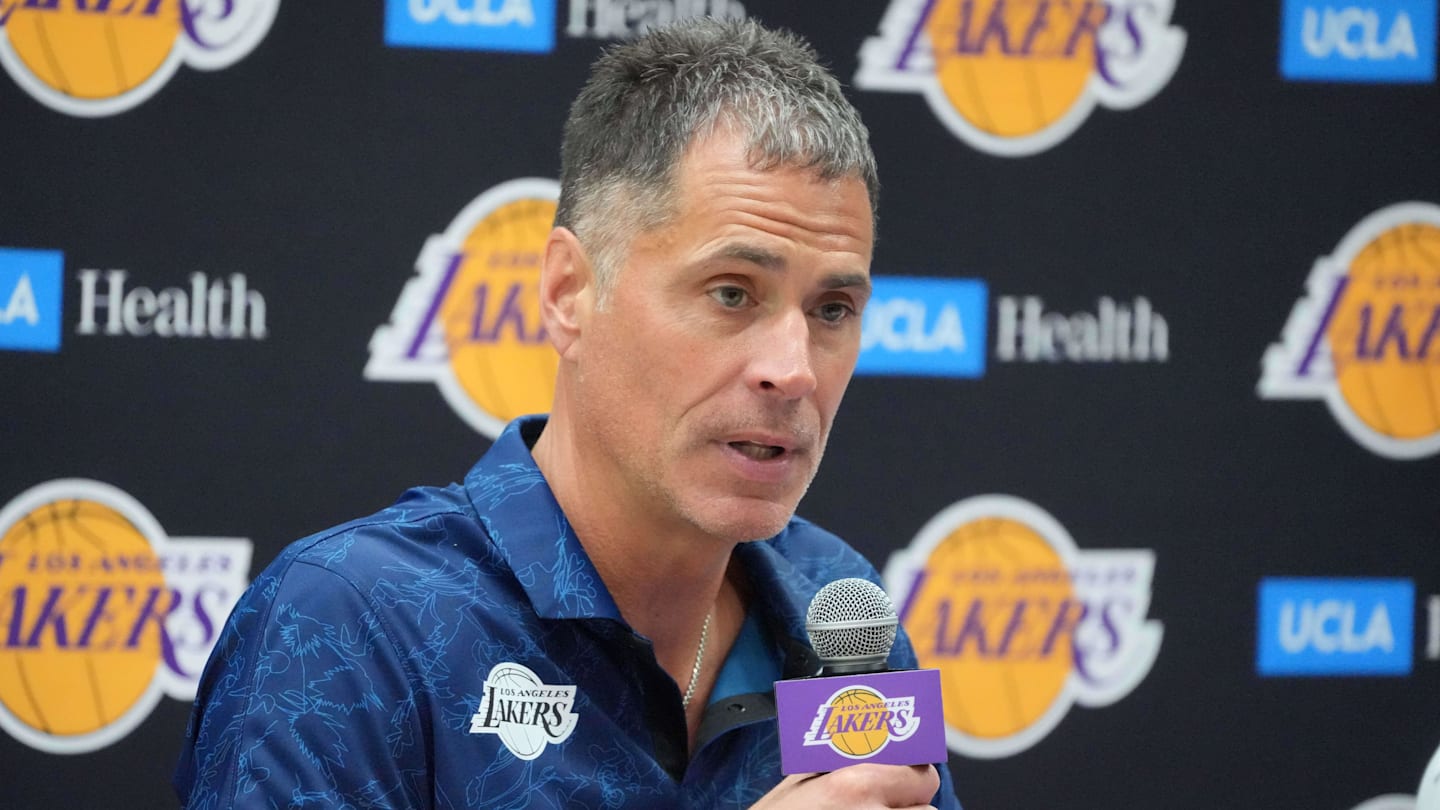 Los Angeles Lakers general manager Rob Pelinka
