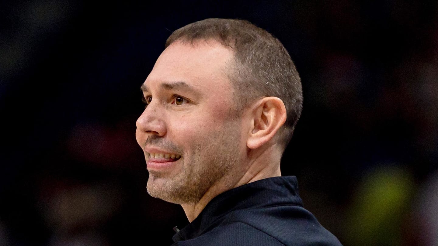 Nov 19, 2025; New Orleans, Louisiana, USA;  Denver Nuggets Head Coach David Adelman looks on against the New Orleans Pelicans during the first half  at Smoothie King Center. Mandatory Credit: Stephen Lew-Imagn Images