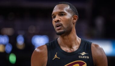 Cleveland Cavaliers center Evan Mobley